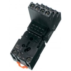 KS-C 4CO; Монтажная колодка на Дин-Рейку для реле KRM, KMY; 4C, 10А