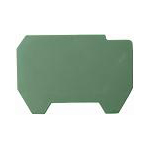 Концевой сегмент на клеммники AVK 2,5 CCT, (зеленый); NPP AVK2,5CCT