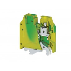 Клеммник на DIN-рейку 35 мм.кв., (земля); AVK 16/35T