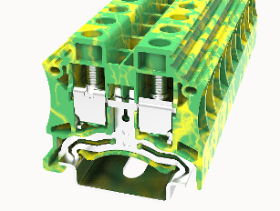 DC10-PE-01P-1C-00A(H), Клемма винтовая DC, 10 мм.кв., PE, шт