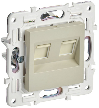 SKANDY Роз. комп. 2-ая RJ45 кат.6 SK-K04B беж. IEK SKANDY Роз. комп. 2-ая RJ45 кат.6 SK-K04B беж. IEK