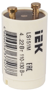 Стартёр  LS151M 4...22Вт., 110-130В IEK Стартёр  LS151M 4...22Вт., 110-130В IEK