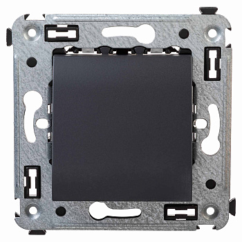 Вывод кабеля из стены "Avanti", "Черный матовый"