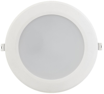 Светильник LED ДВО 1717 белый круг 24Вт 4000К IP40 IEK