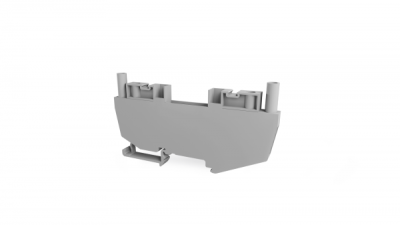 Клеммник на DIN-рейку измерительный с тестовыми гнездами (Винтовой) 6 мм.кв. (серый); TDT-C 6