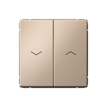 ARTGALLERY 2-клавишный ВЫКЛЮЧАТЕЛЬ ДЛЯ ЖАЛЮЗИ, 2х сх.4, 10А, механизм, ПЕСОЧНЫЙ