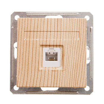 W59 РОЗЕТКА телефонная RJ11, 160В, 1А, механизм, СОСНА