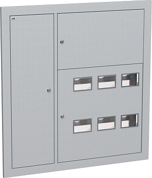 Корпус метал. ЩЭ-6-Э 36 IP31 (слабот. отсек слева) LIGHT IEK