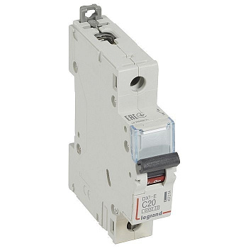 Автоматический выключатель DX3-E C20 1П 6000/6kA