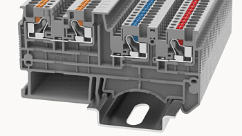 DSIO1.5/3-01P-11-00A(H), Клемма PUSH-IN, для датчиков, 1.5 мм.кв., серый, шт
