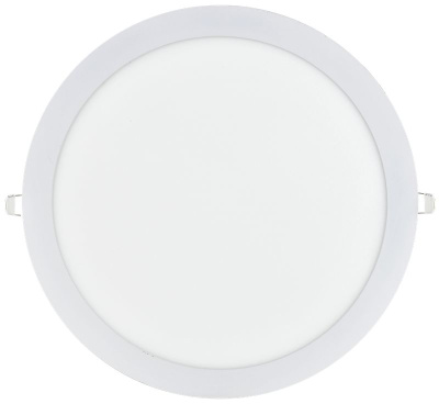 Светильник ДВО 1610 белый, круг LED 24Вт 6500 IP20 IEK