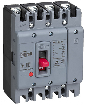 Силовой авт. выкл. 4P 225А 36кА ВА-303