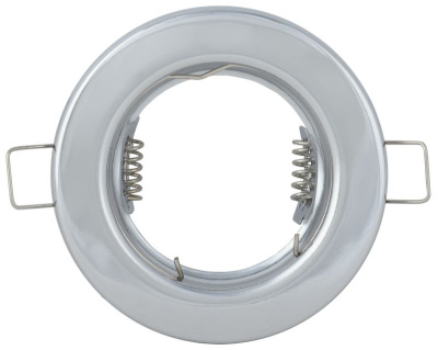 Светильник встраиваемый под лампу MR16 хром IEK