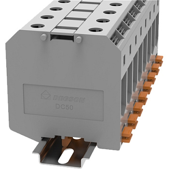 DC50-01P-11-00A(H), Клемма винтовая DC, 50 мм.кв., серый, шт