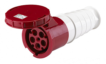 Розетка переносная 235 3Р+РЕ+N 63А 380В IP67 РП-102