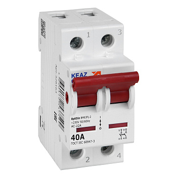 Выключатель нагрузки модульный OptiDin BM63PL-240-УХЛ3 (ВМ63PL) Выключатель нагрузки модульный OptiDin BM63PL-240-УХЛ3 (ВМ63PL)