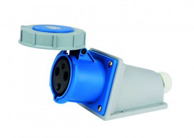 Розетка стац. 2Р+РЕ 125А 220В IP67 РС-103