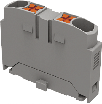 TPA2.5-2-GY Блок распределит. TP Push-in, 2 точки подключения, сеч. 2.5мм2, сер.