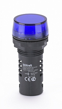 Лампа комм. ADDS D22 LED син.220В AC/DC ЛK-22 Лампа комм. ADDS D22 LED син.220В AC/DC ЛK-22