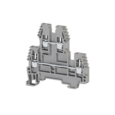 Клеммник 2-х ярусный, 2,5 мм.кв., с индикацией 24 VAC, (серый); PIK2,5 NLD 24VAC