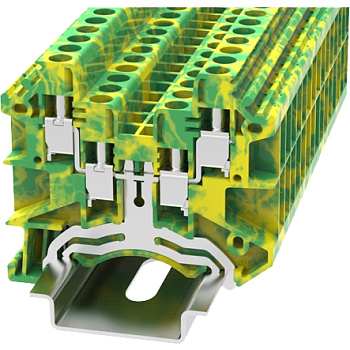 DC4-QU-PE-01P-1C-00A(H), Клемма винтовая DC, 4 мм.кв., 4C, PE, шт