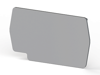 Концевой сегмент на клеммники PYK2,5 (серый); NPP/PYK 1,5/2,5