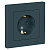 ATLASDESIGN РОЗЕТКА с заземлением со шторками, 16А, в сборе, ИЗУМРУД