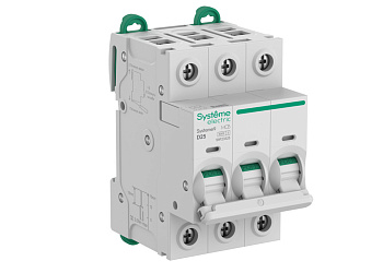 Systeme9 Автоматический выключатель (АВ) D 25A 3P 6kA 400В
