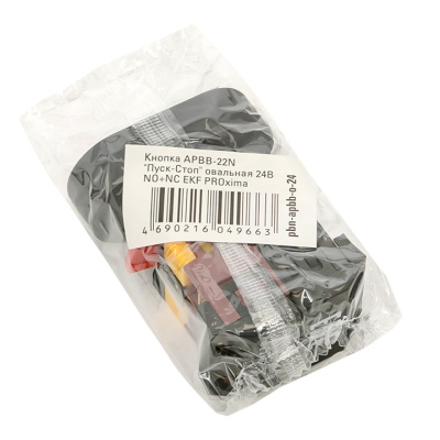 Кнопка APBB-22N "Пуск-Стоп" овальная 24В NO+NC EKF PROxima