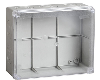 Коробка расп. КМ41275 о/п 240х195х90мм прозр. кр. IP44 IEK
