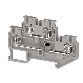 Пружинная клемма серии премиум SRD 2,5-2FD-R (Серый)