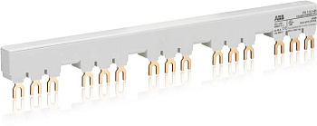 Шинная разводка 3-фазн. PS1-5-1-65 до 65А для 5-и автоматов типа MS116, MS132, MS132-T, MO132 с 1-м