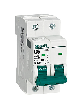 Авт. выкл. без теплозащиты 2P 6А х-ка C 6кА ВА-103M