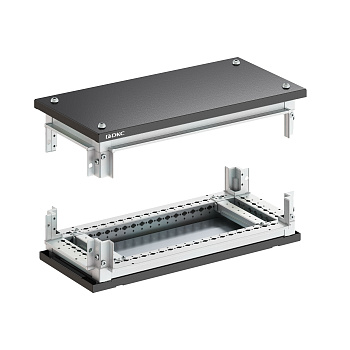 Крыша и основание RAL9005 с направляющими для корпусов CQE N, ШхГ 400х300 мм, комплект RAM block Крыша и основание RAL9005 с направляющими для корпусов CQE N, ШхГ 400х300 мм, комплект RAM block