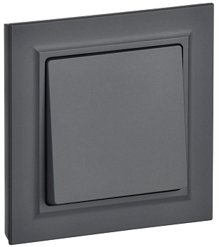 BRITE Выключ. 1-кл. 10А в сб. ВСР10-1-0-БрГ граф. IEK