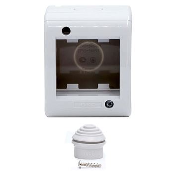 Модульная настен. коробка для эл/устан. изделий VIVA, IP40,2мод.