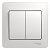 GLOSSA 2-клавишный ВЫКЛЮЧАТЕЛЬ, сх.5, 10АХ, в сборе, БЕЛЫЙ GLOSSA 2-клавишный ВЫКЛЮЧАТЕЛЬ, сх.5, 10АХ, в сборе, БЕЛЫЙ