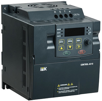 Преобразователь частоты CONTROL-A310 380В, 3Ф 2,2 kW 5,1A IEK Преобразователь частоты CONTROL-A310 380В, 3Ф 2,2 kW 5,1A IEK
