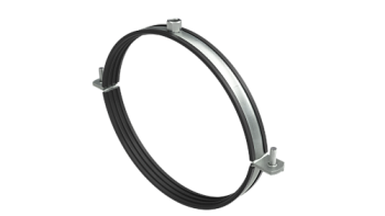 Хомут для воздуховодов с изоляцией с гайкой М8 для труб d 100 мм