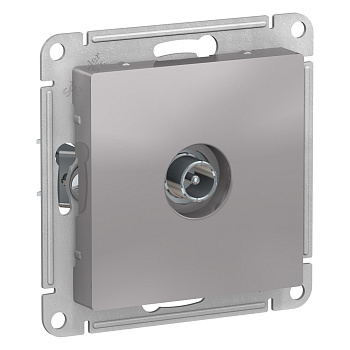 ATLASDESIGN TV РОЗЕТКА оконечная 1DB, механизм, АЛЮМИНИЙ
