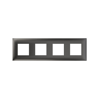 Рамка "Avanti", "Серый жемчуг", 4 поста (8 мод.)