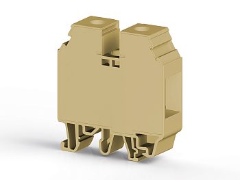 Клеммник на DIN-рейку 35мм.кв. (бежевый); AVK35 RD