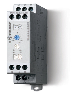 Модульный таймер мультифункциональный (AI, DI, SW, BE, CE, DE, WD); питание 24…240В АС/DC; 2CO 12A; ширина 22.5мм; регулировка времени 0.05с…10дней; степень защиты IP20 Модульный таймер мультифункциональный (AI, DI, SW, BE, CE, DE, WD); питание 24…240В АС/DC; 2CO 12A; ширина 22.5мм; регулировка времени 0.05с…10дней; степень защиты IP20