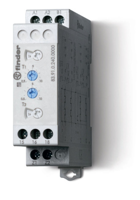 Модульный таймер мультифункциональный (LI, LE, PI, PE); питание 24…240В АС/DC; 1CO 16A; регулировка времени 0.05с…10дней;