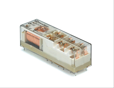 Электромеханическое реле безопасности (реле с принудительным управлением контактами); 4NO + 2NC; контакты AgSnO2+Au; катушка 24В DC; влагоащита RTIII