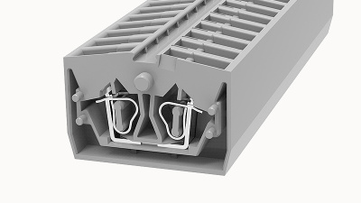 WS2.5-END-CO-01P-11-00A(H), Клемма пружинная WS, 2.5 мм.кв., концевая, серый, шт