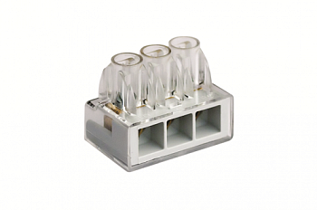 Клемма соединительная винтовая 1пол. 3конт. под жилы сечением 25кв.мм Клемма соединительная винтовая 1пол. 3конт. под жилы сечением 25кв.мм