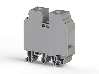 Клеммник на DIN-рейку 35мм.кв. (серый); AVK35 RD