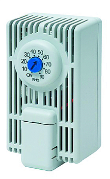 Гигростат с регулируемым диапазоном влажности 10…90%, переключающий контакт