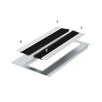 Пластина для глубины 400, с щеткой